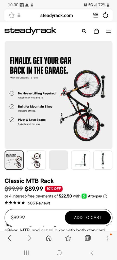 vertical bike rack system 