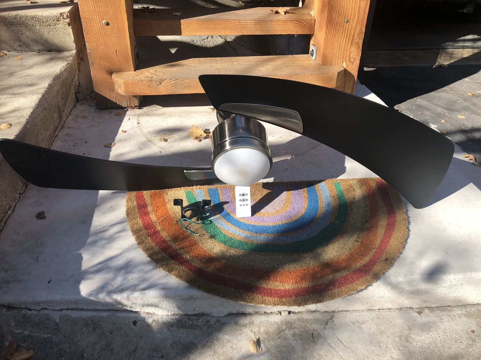 Contemporary Fan & LED light