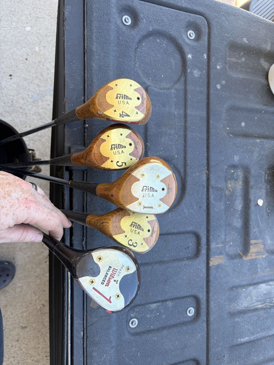 Old golf clubs