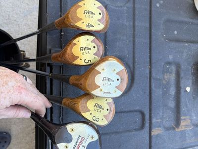 Old golf clubs