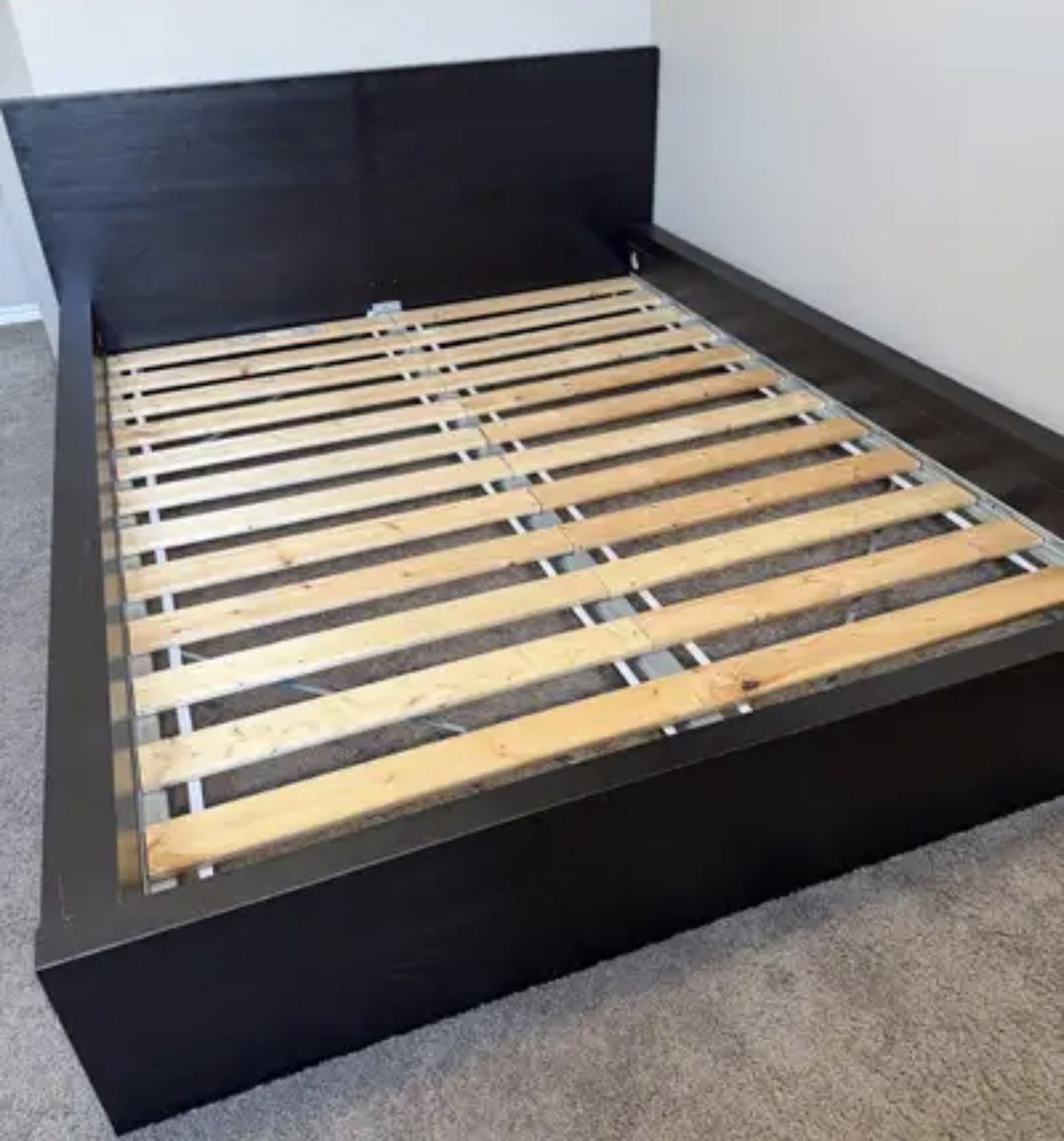 IKEA MALM King Bedroom Set – Bed Frame + 2 Nightstands – $250 OBO