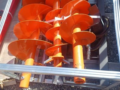 HEAVY DUTY SKID STEER AUGER SET 3 BITS