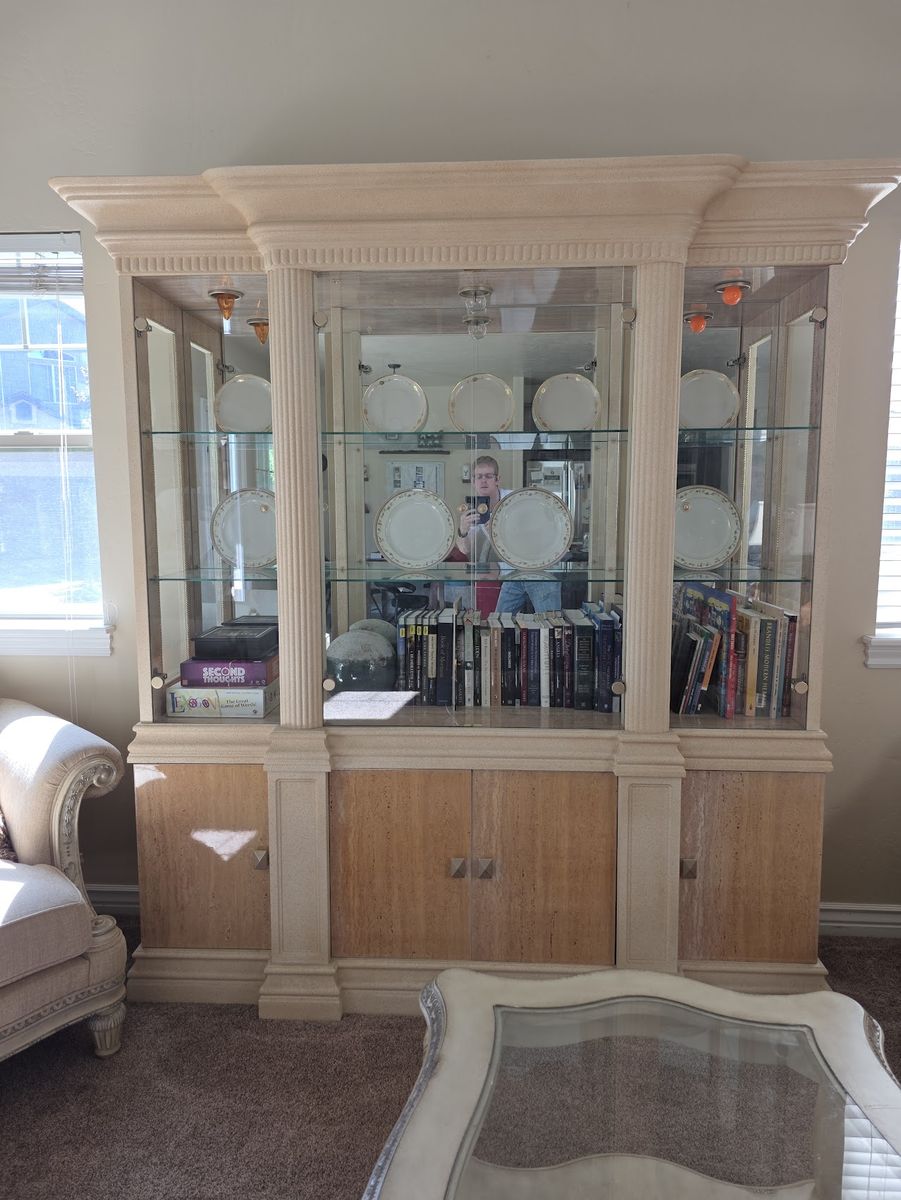Lighted Curio Cabinet