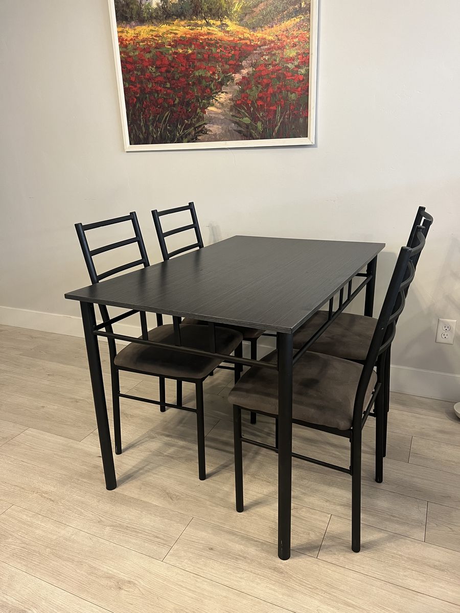 Table and chairs