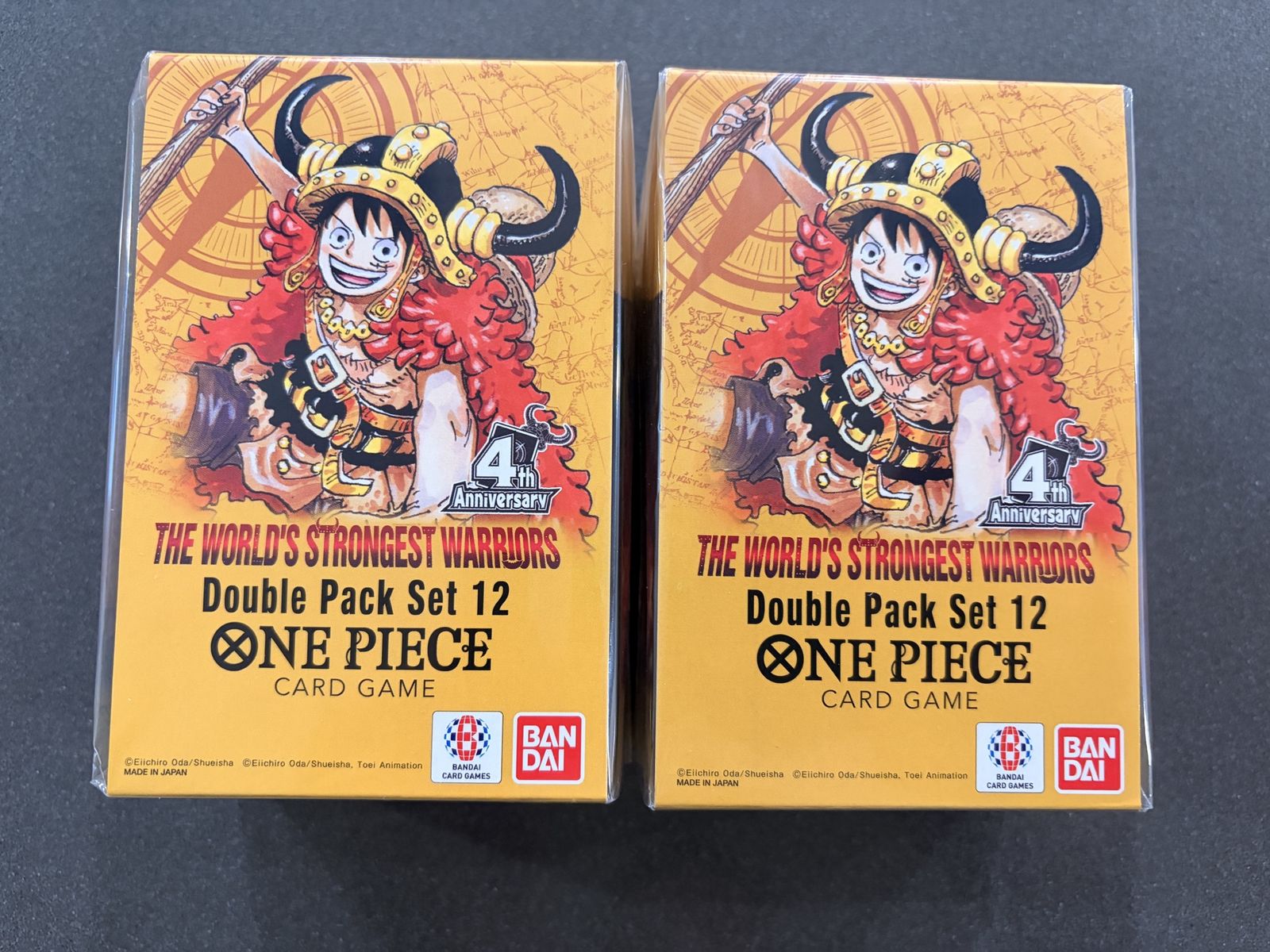 2 Boxes One Piece ETB Double Pack Set Vol. 12 - The World's Strongest Warriors OP17