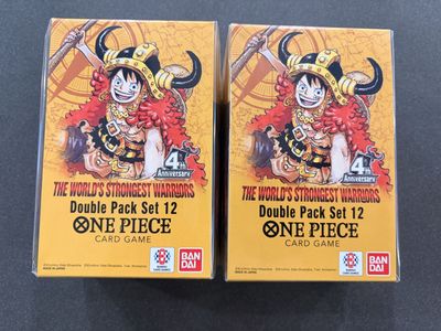 2 Boxes One Piece ETB Double Pack Set Vol. 12 - The World's Strongest Warriors OP17