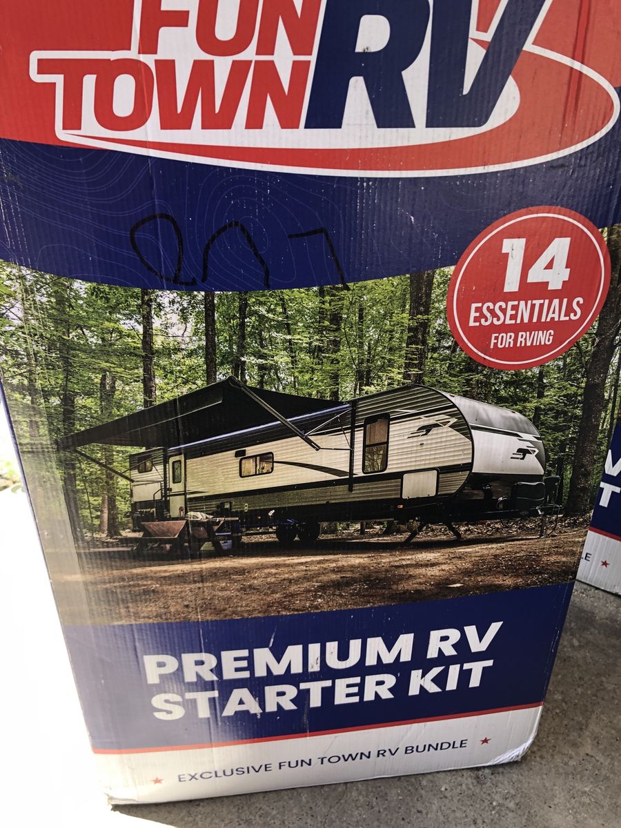 Fun Town RV Premium RV Starter Kit - 14 Essentials for RVing - New