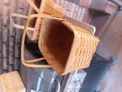 3 weaved baskets for sale, all for just $10