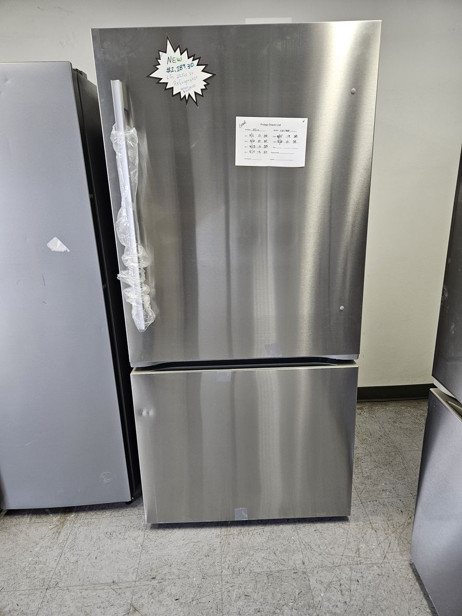 LG Stainless Steel Bottom Freezer Refrigerator