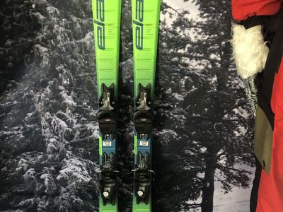 Used Elan Jett 120cm Jr Skis w/ Elan EL 4.5 AC Demo Binding