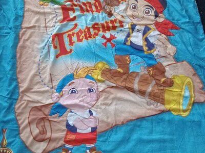 Captain Jake & Neverland Pirates Toddler Bedding Set Blanket Sheet & Pillow Case