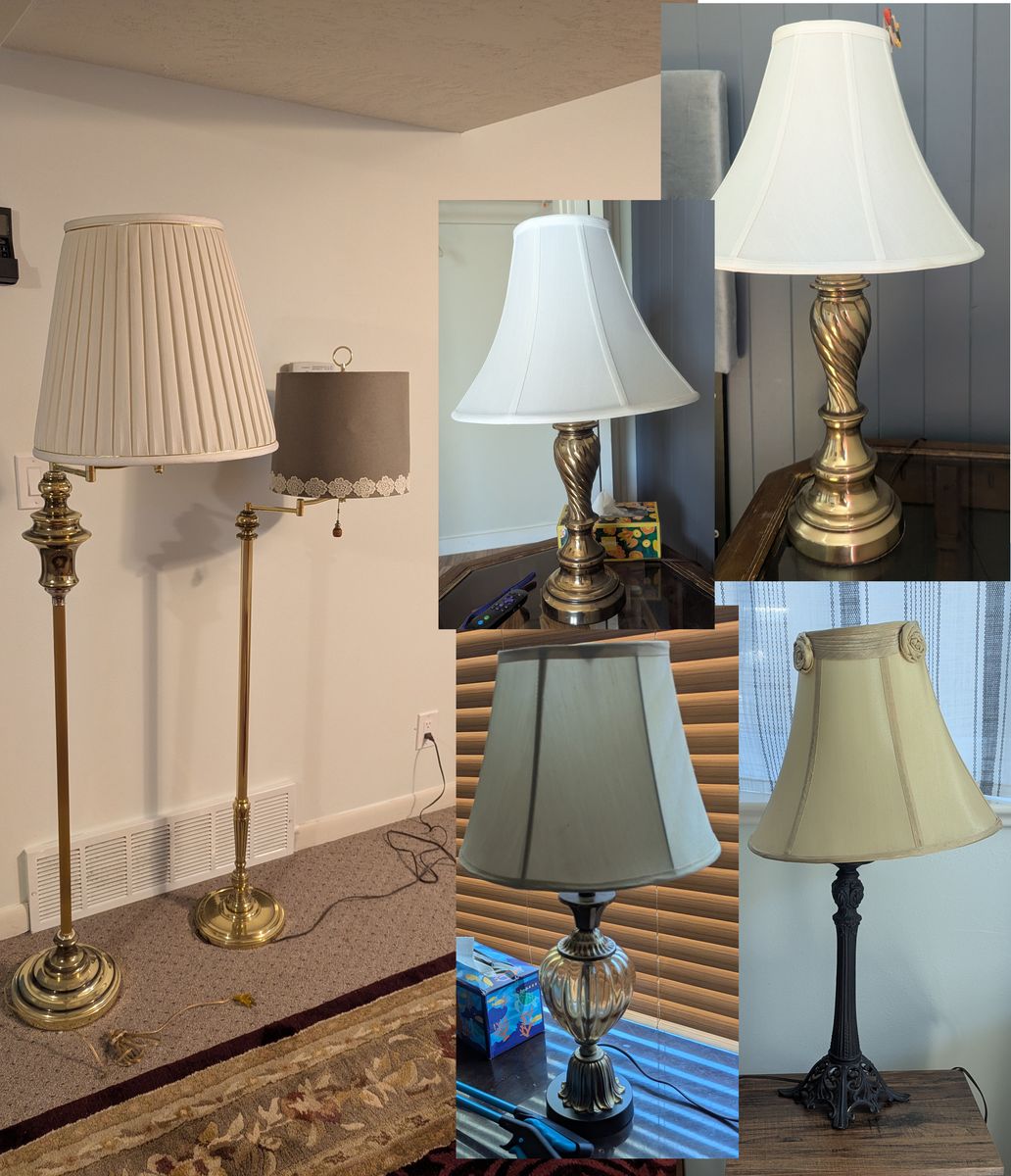 Lamps with Shades $15 each