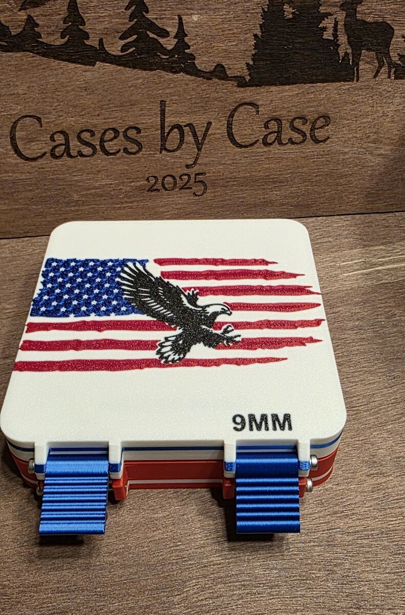 9MM ammo case 100 round capacity