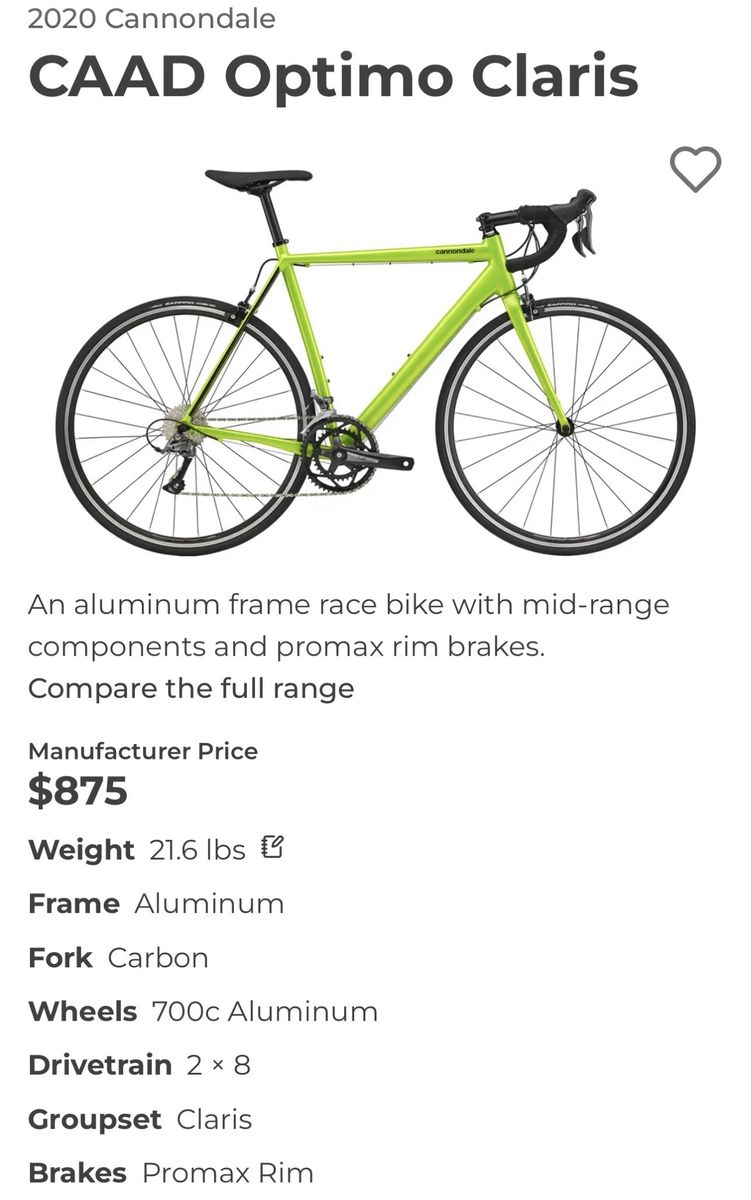 Cannondale 58” road bike