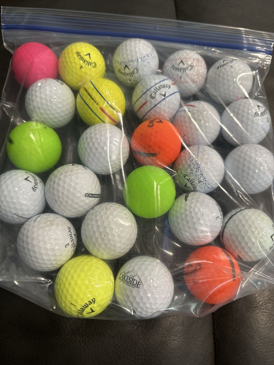 Callaway Assorted Golf Balls Pack - White & High-Visibility Colors (25 Count)