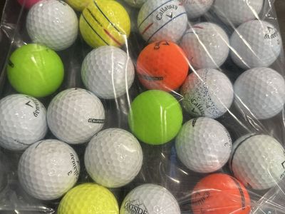 Callaway Assorted Golf Balls Pack - White & High-Visibility Colors (25 Count)