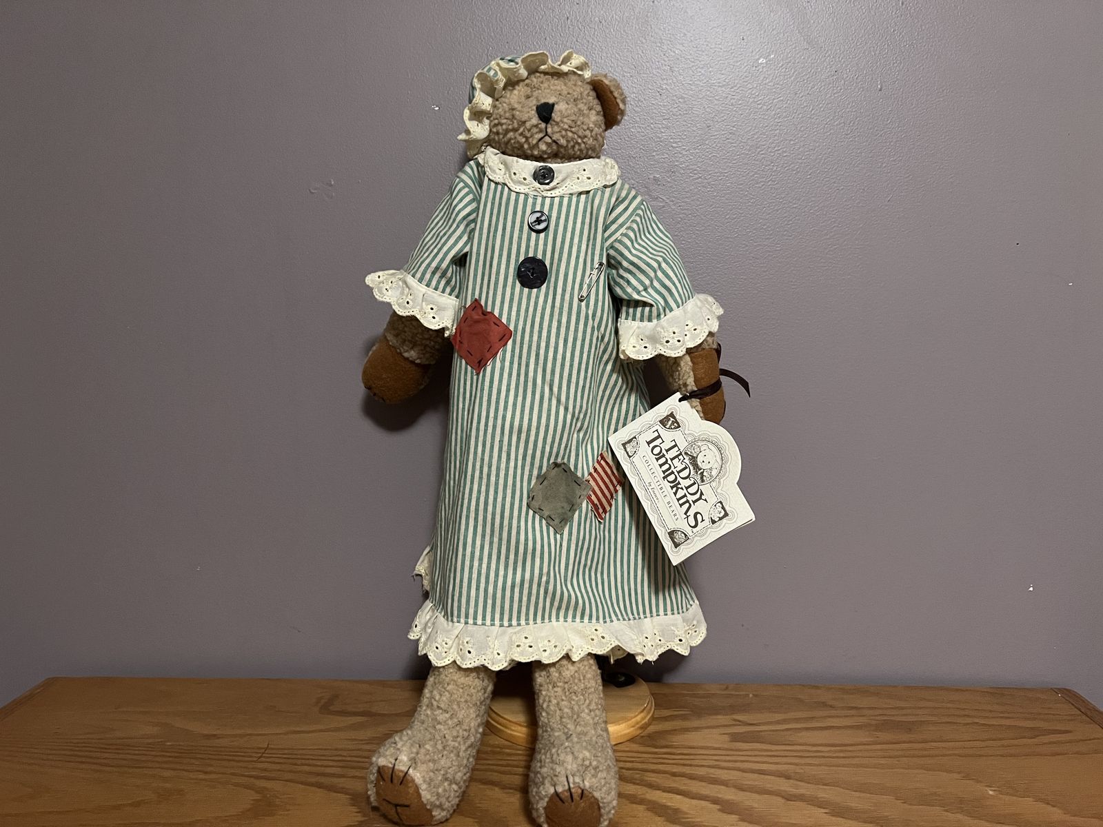 Teddy Tompkins Rachael 1997 Collectible Bear