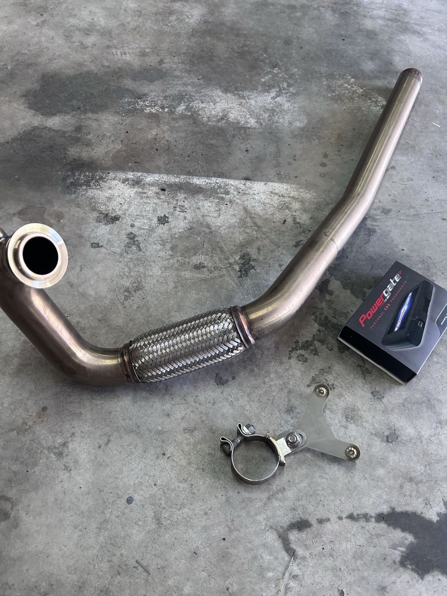 Powergate 3 and 2.5” down pipe.