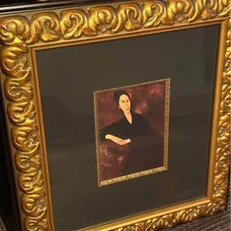 Gold Frame Modigliani Print Gild Large Art