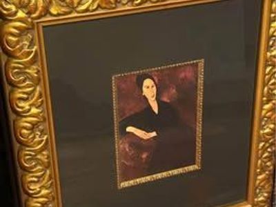 Gold Frame Modigliani Print Gild Large Art