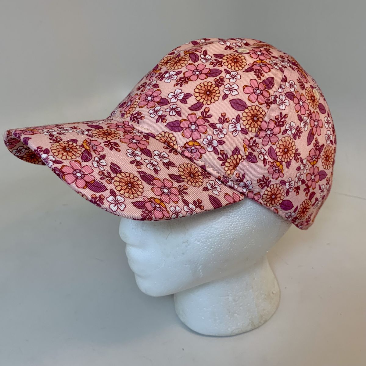 Light Floral Ball Cap