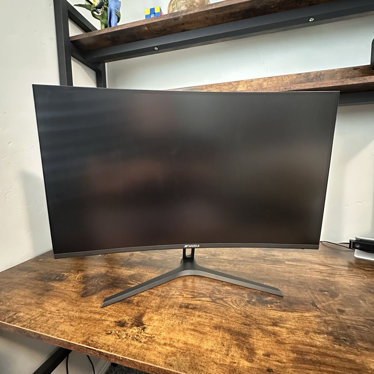 SANSUI 27 Inch 180Hz WQHD 2560X1440 Curved Gaming Monitor, MPRT 1ms Computer Monitor