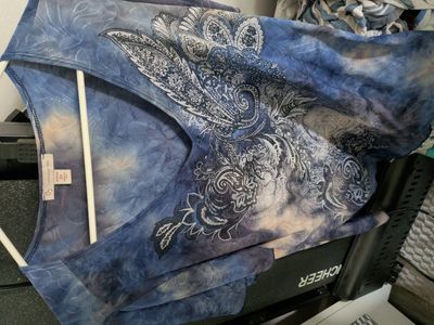 blue lightweight shirt