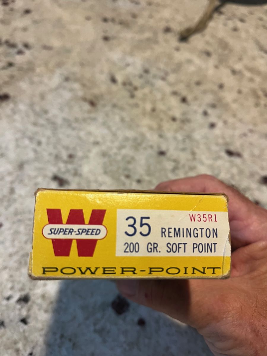 Winchester Power Point Ammo In 35 Remington, 200 Gr, Soft Point. Loaded Ammo.