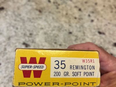 Winchester Power Point Ammo In 35 Remington, 200 Gr, Soft Point. Loaded Ammo.