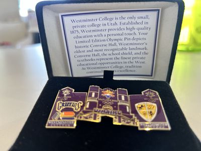 2002 Salt Lake City Olympic Pin Puzzle Set ~ Griffins ~ Westminster College