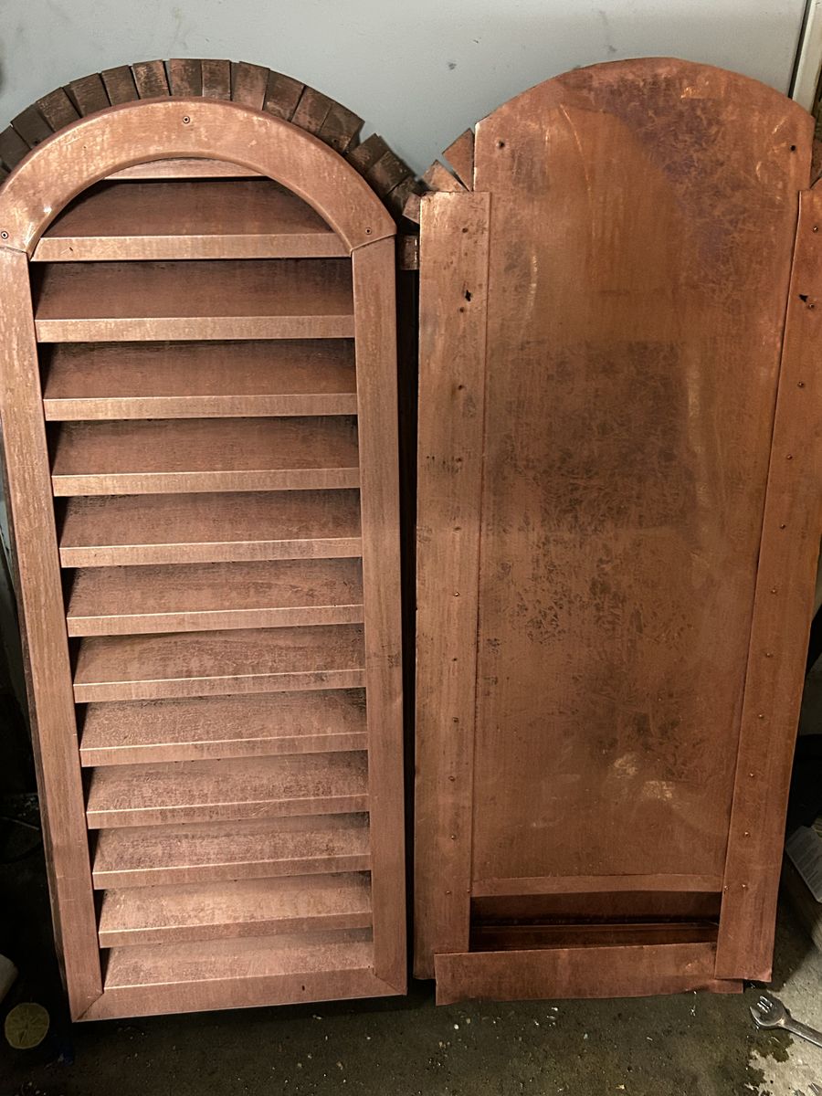 Copper Tombstone Arched Gabel Vents