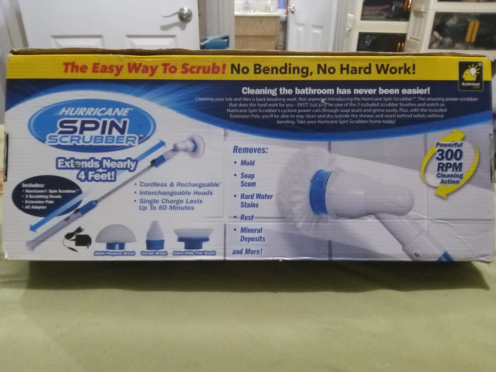 Hurricane Spin Scrubber