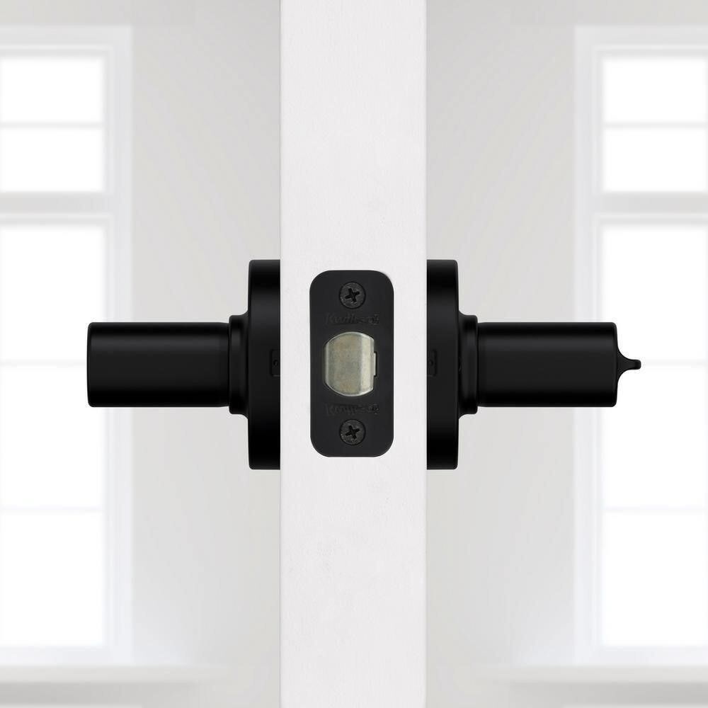 Kwikset Matte Black SmartKey Entry Lever