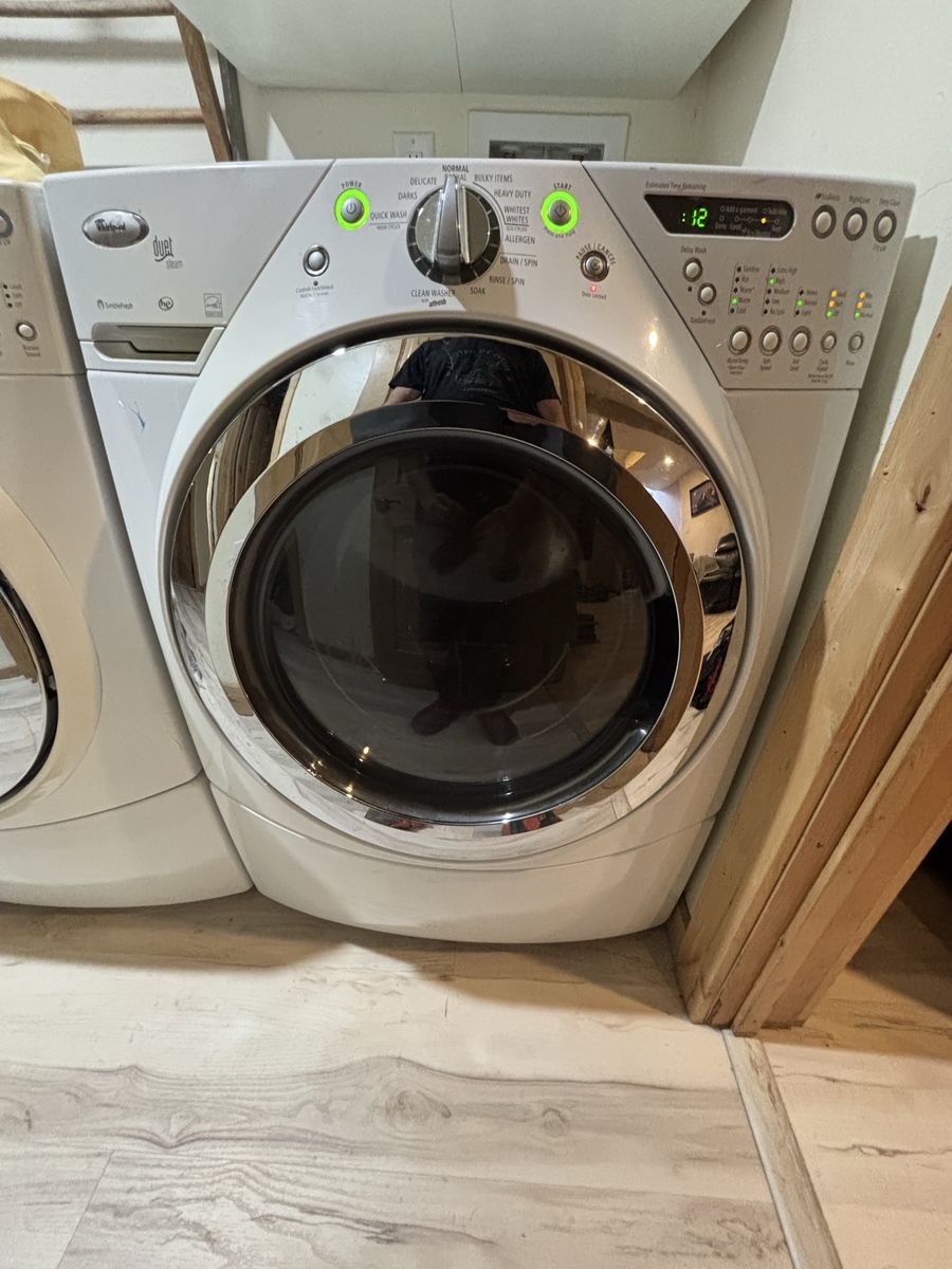 Whirlpool Duet Steam Front Load Washing Machine - White