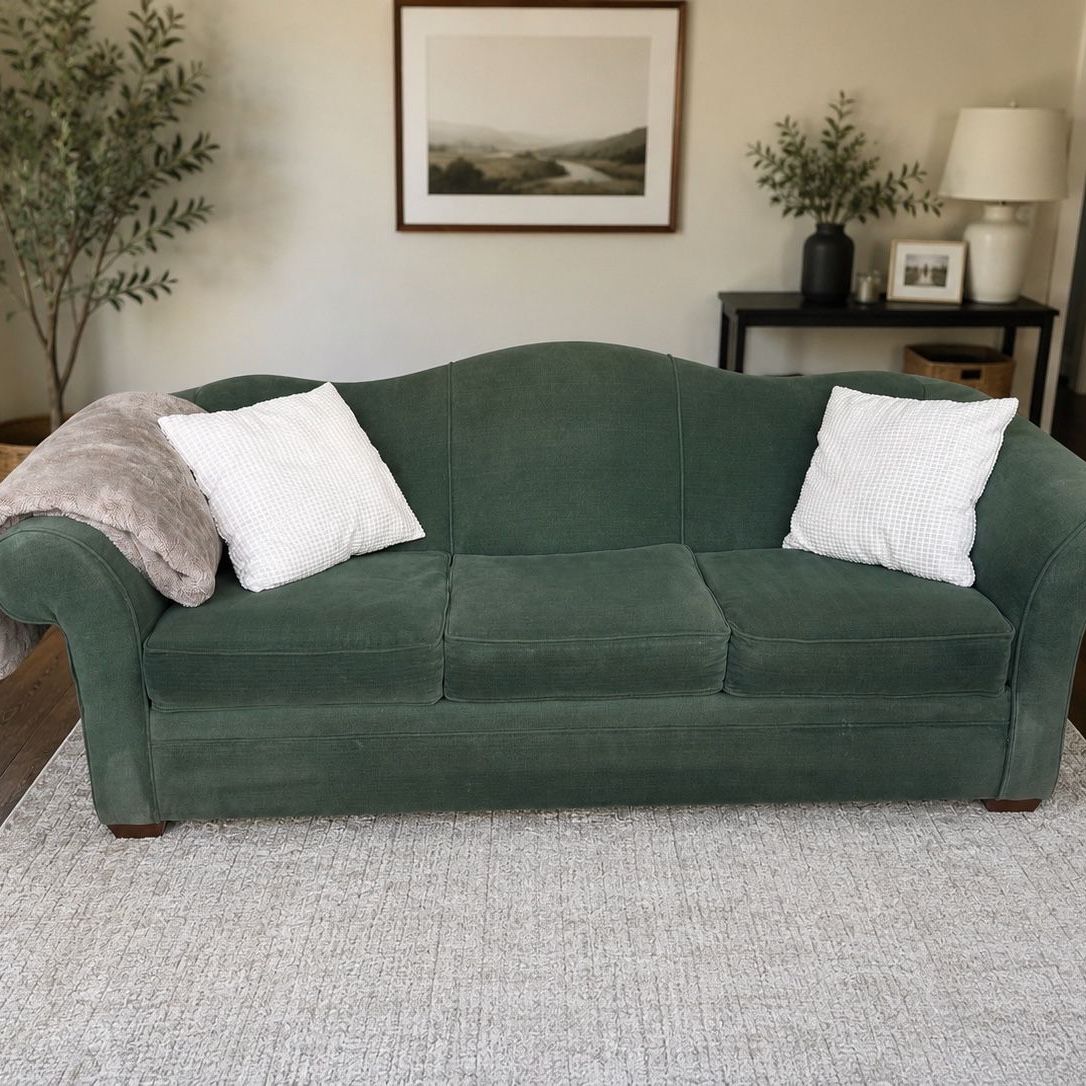Dark Green Couch