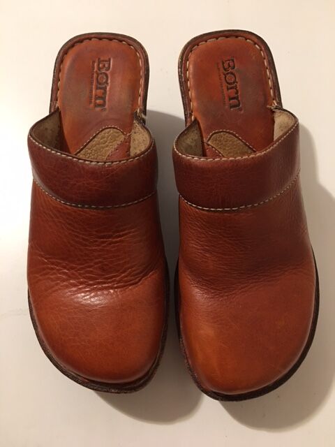 BORN Women's Leather Slippers (Size 5.5M)