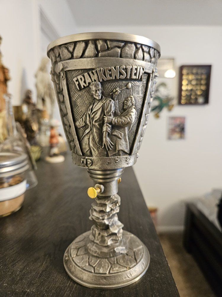 Universal Studios Monsters Frankenstein Classic Goblet Fine Pewter Franklin Mint