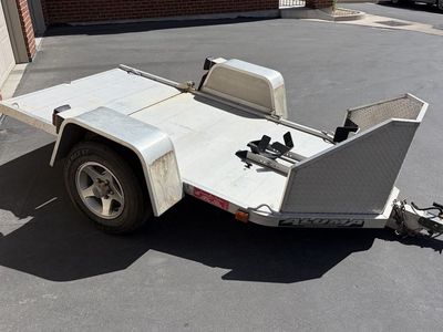 Aluma MC1F Compact Folding Motorcycle Trailer