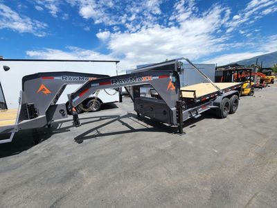 2026 RawMaxx 14' RDX Gooseneck 16K Roll Off Dump Trailer - BIN NOT INCLUDED