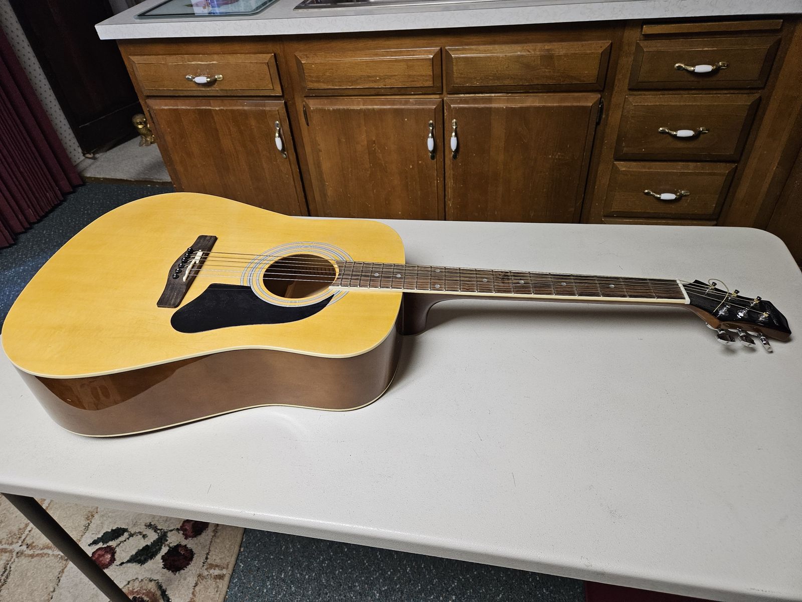 Vintage Silvertone Acoustic Guitar