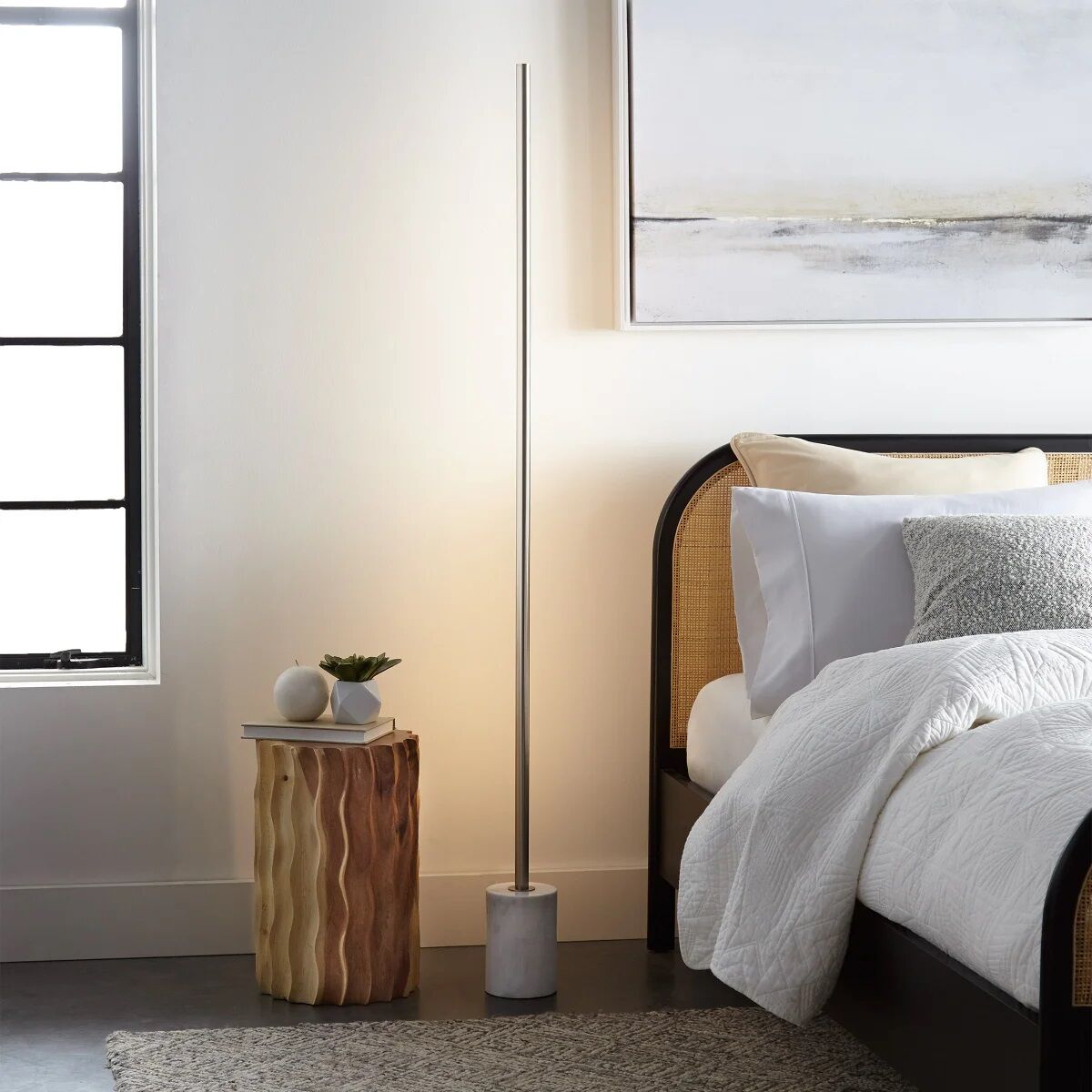 Bridgeport Designs MH2108301 Stellar Marble Base 3000K Floor Lamp 1646012 #90462