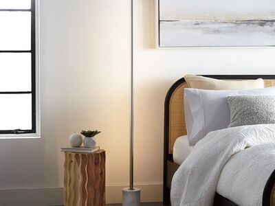 Bridgeport Designs MH2108301 Stellar Marble Base 3000K Floor Lamp 1646012 #90462