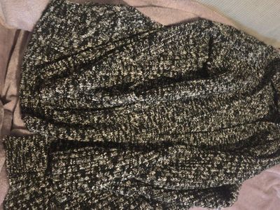 APT. 9 Women's Size L Black & White Turtleneck Sweater Knit Top