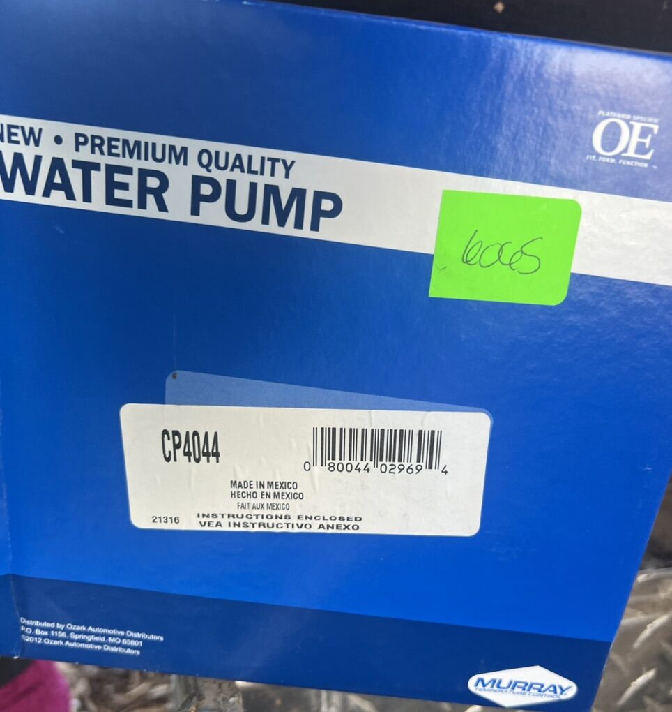 Murray Temperature Control Water Pump Ford Bronco