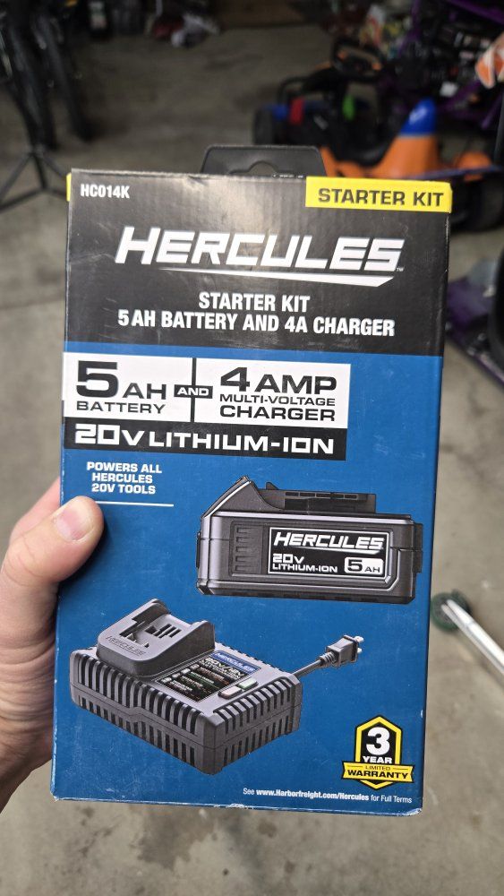 Hercules 5 AH Battery and Charger