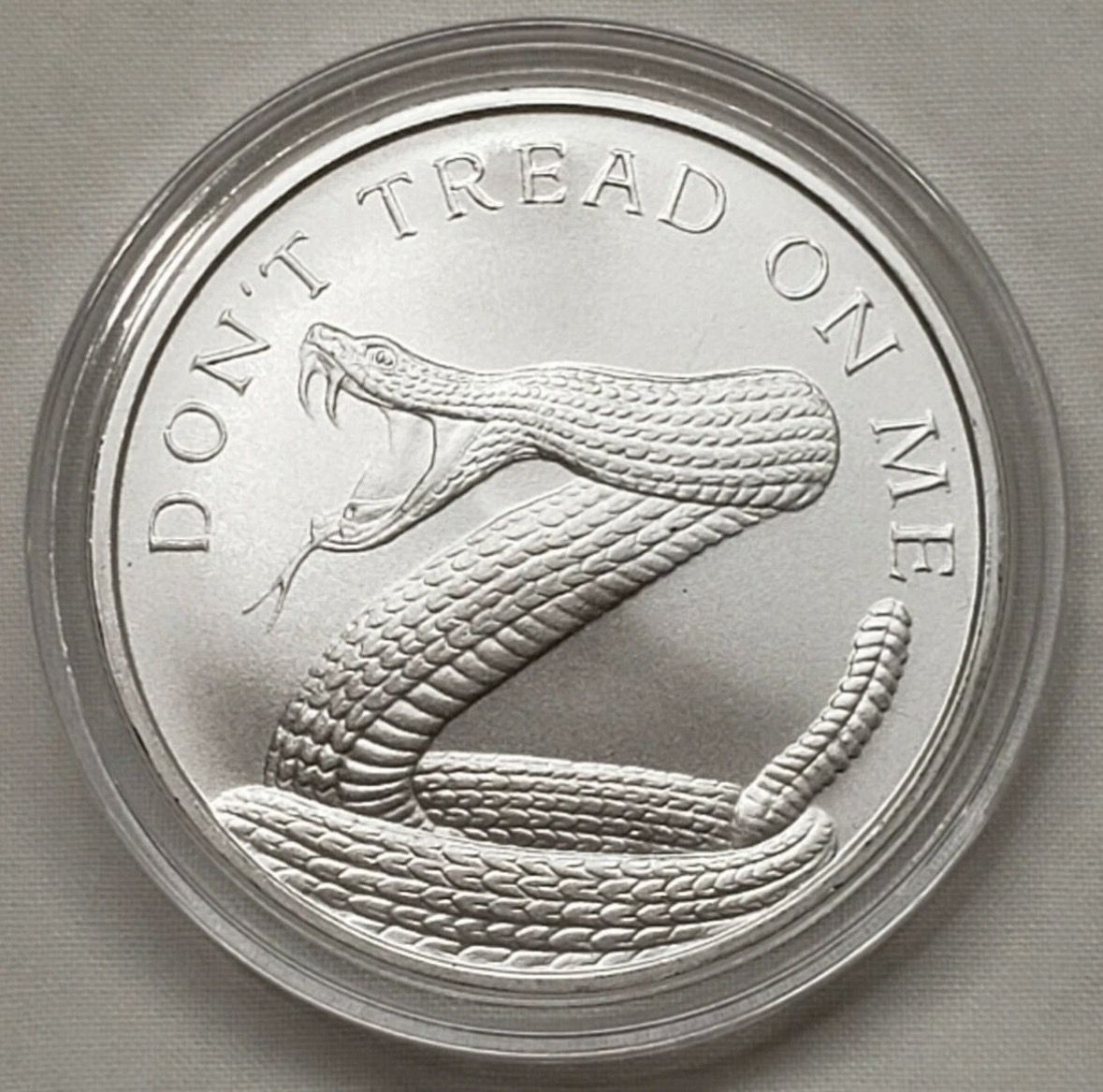 1 oz Dont Tread On Me Snake .999 Fine Silver