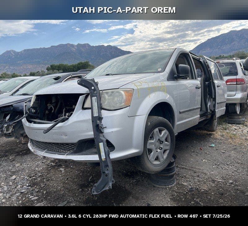 New Arrival - 2012 Dodge Grand Caravan Parts - UTPAP Orem