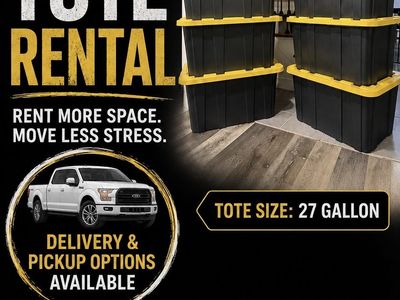 Storage / moving tote rental