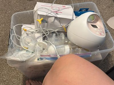 Box of nursing supplies