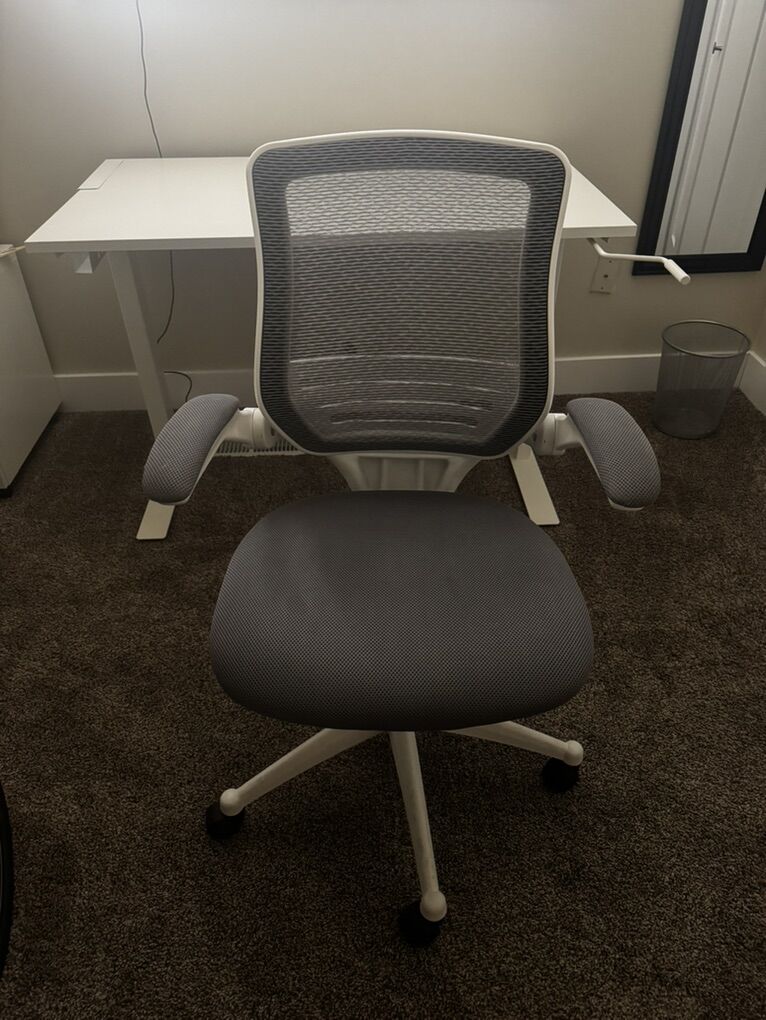 Grey & White Office Chair